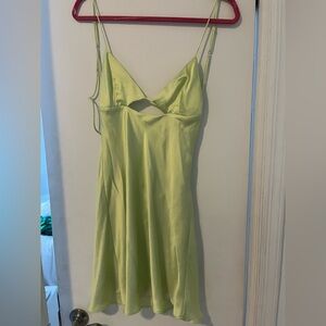 Green Zara dress